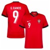 Officiële Voetbalshirt Portugal G. Ramos 9 Thuis EK 2024 - Heren